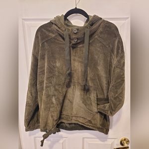 American Eagle Hooded Corduroy Shirt - Women's Large